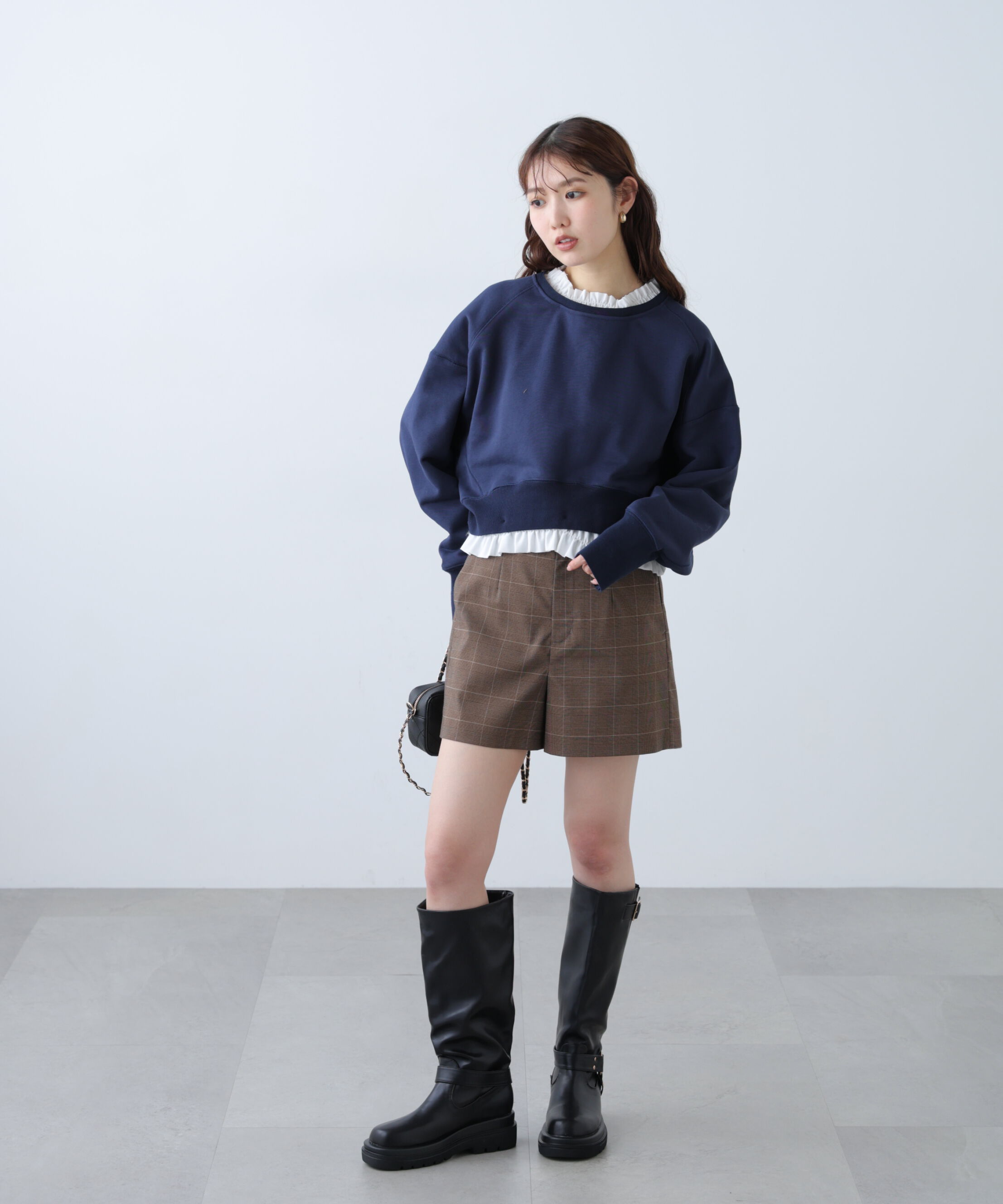  「フリルドッキングスウェット」|Tシャツ・カットソー|