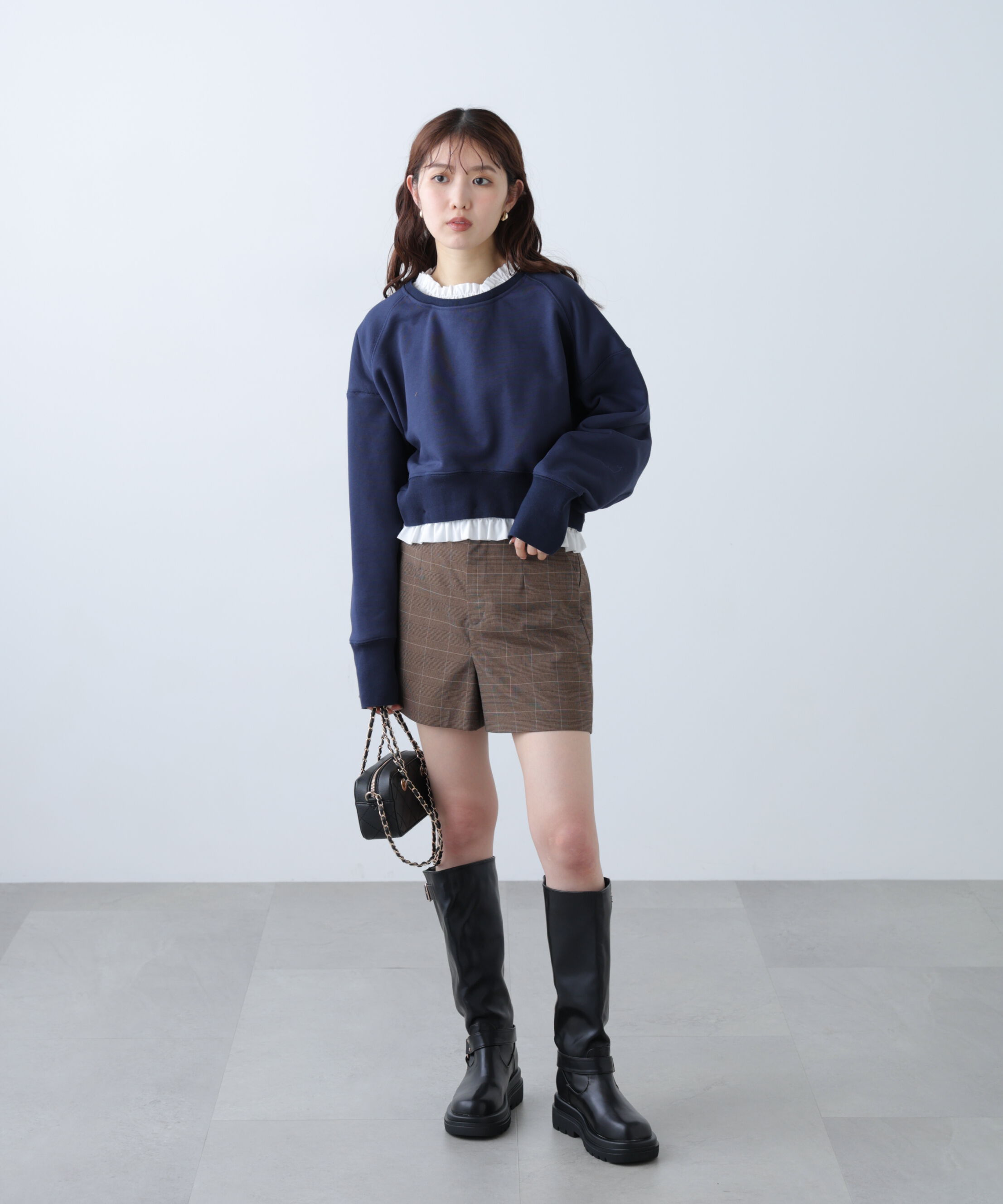  「フリルドッキングスウェット」|Tシャツ・カットソー|