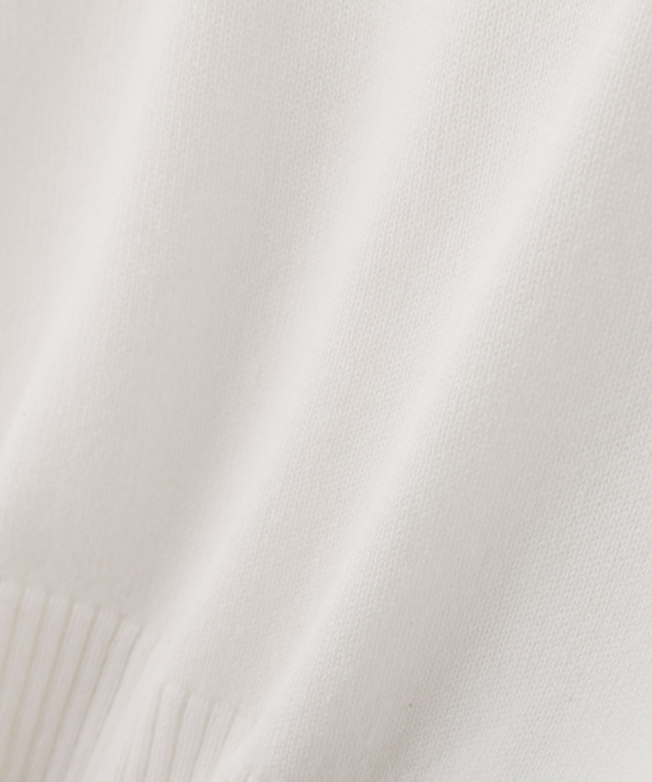  「衿付きレイヤード風半袖ポロニット」|ニット・セーター|