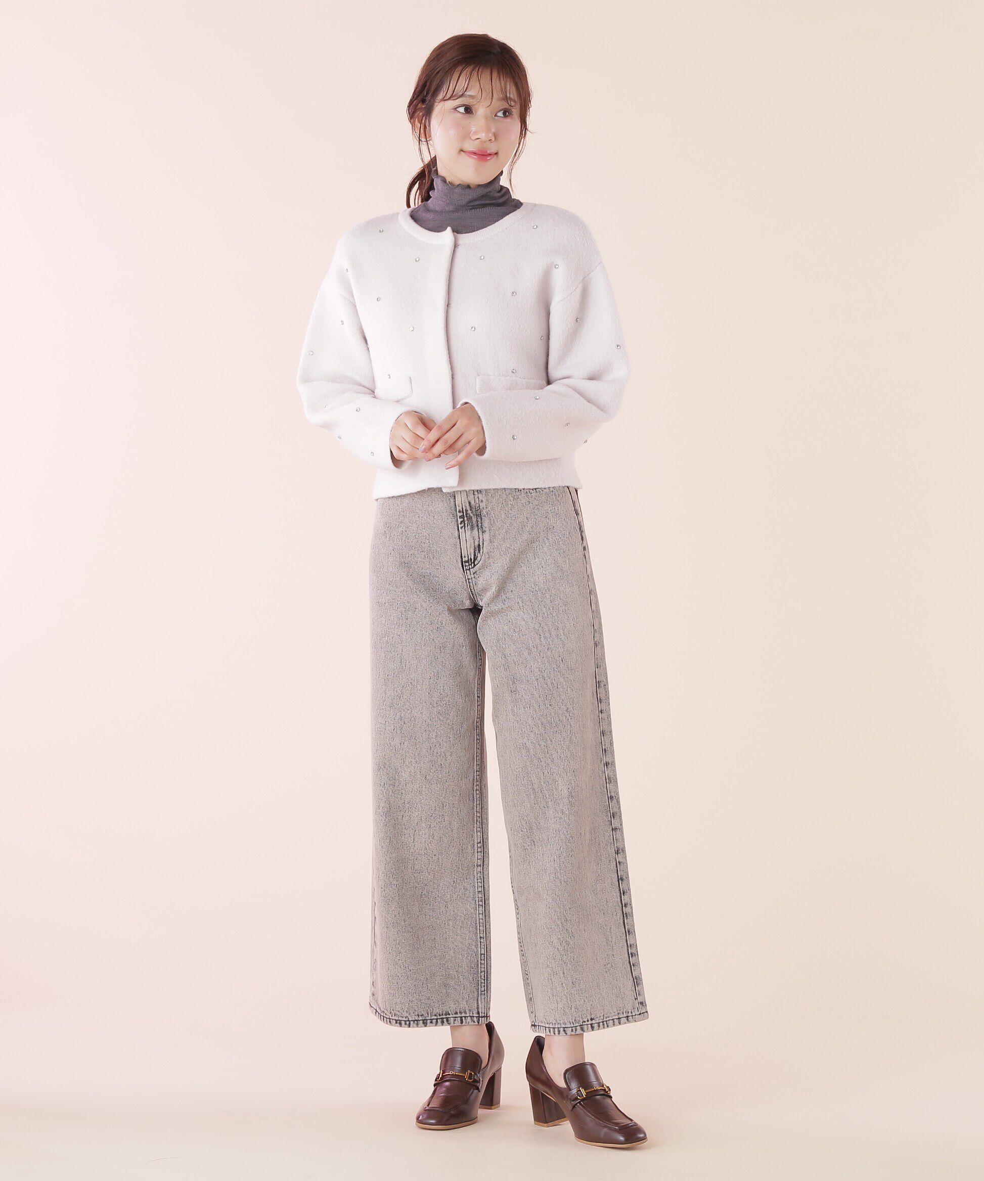  「◆＜ジルバイベーシック＞ストレートワイドデニムパンツ」|その他|