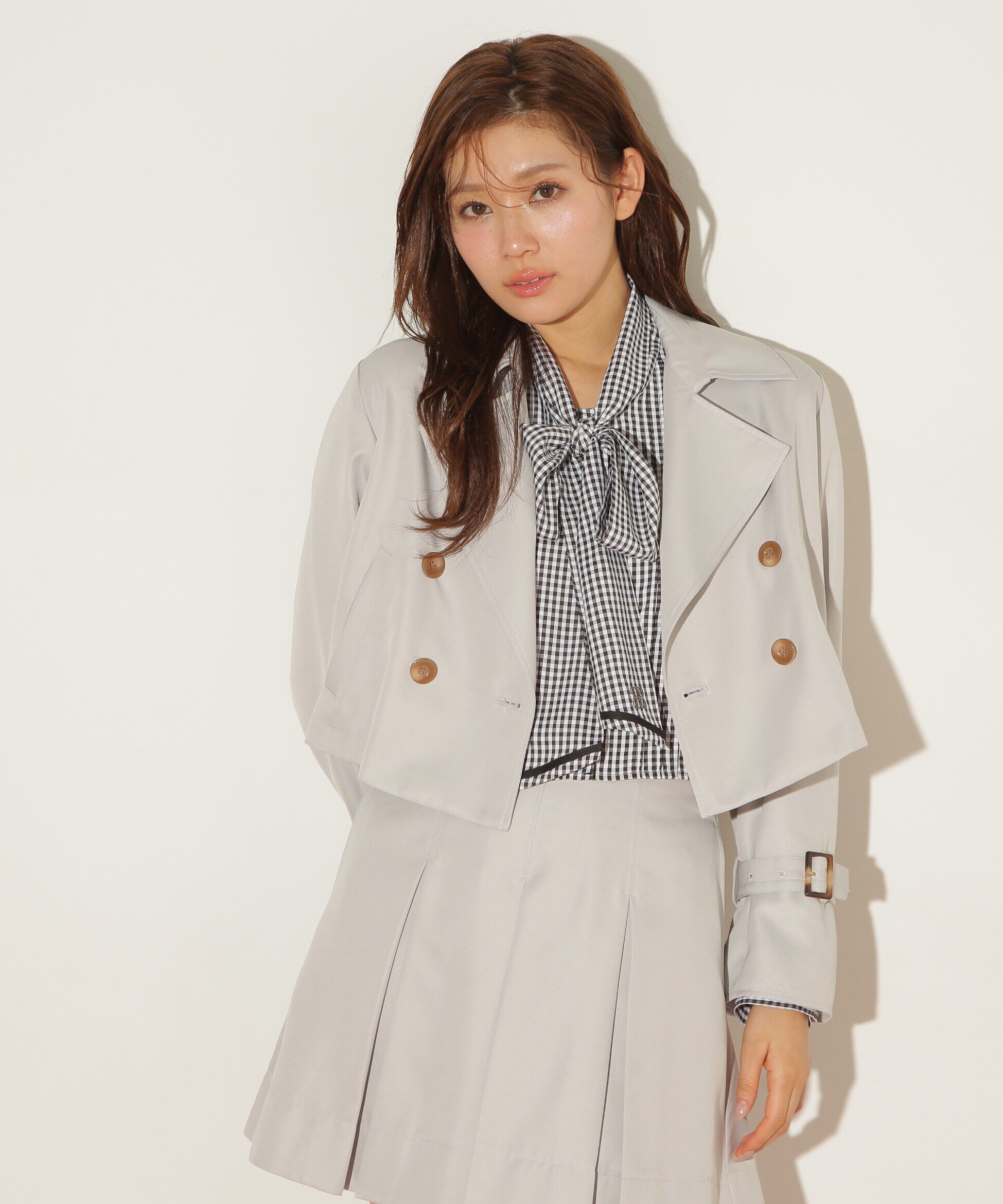  「ショート丈トレンチコート」|その他|