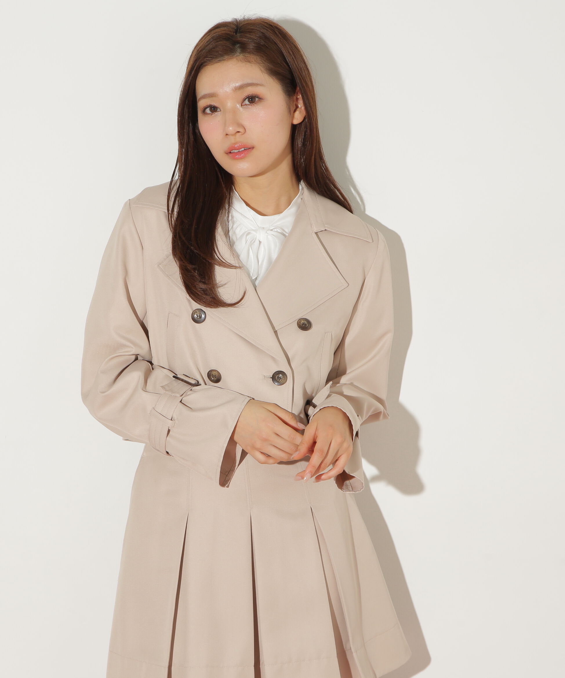  「ショート丈トレンチコート」|その他|