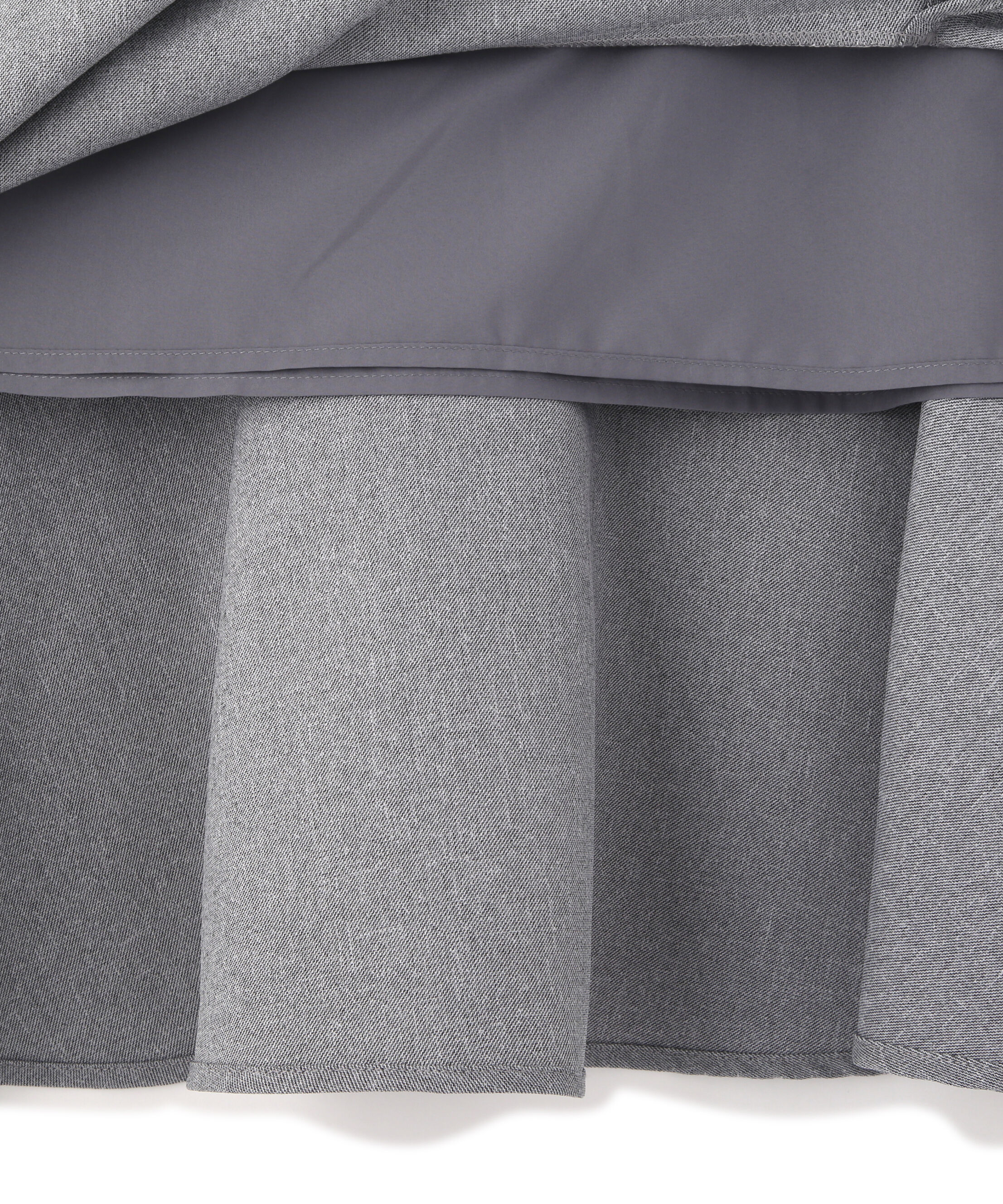  「ベルト付きアシメヘムスカート」|スカート|