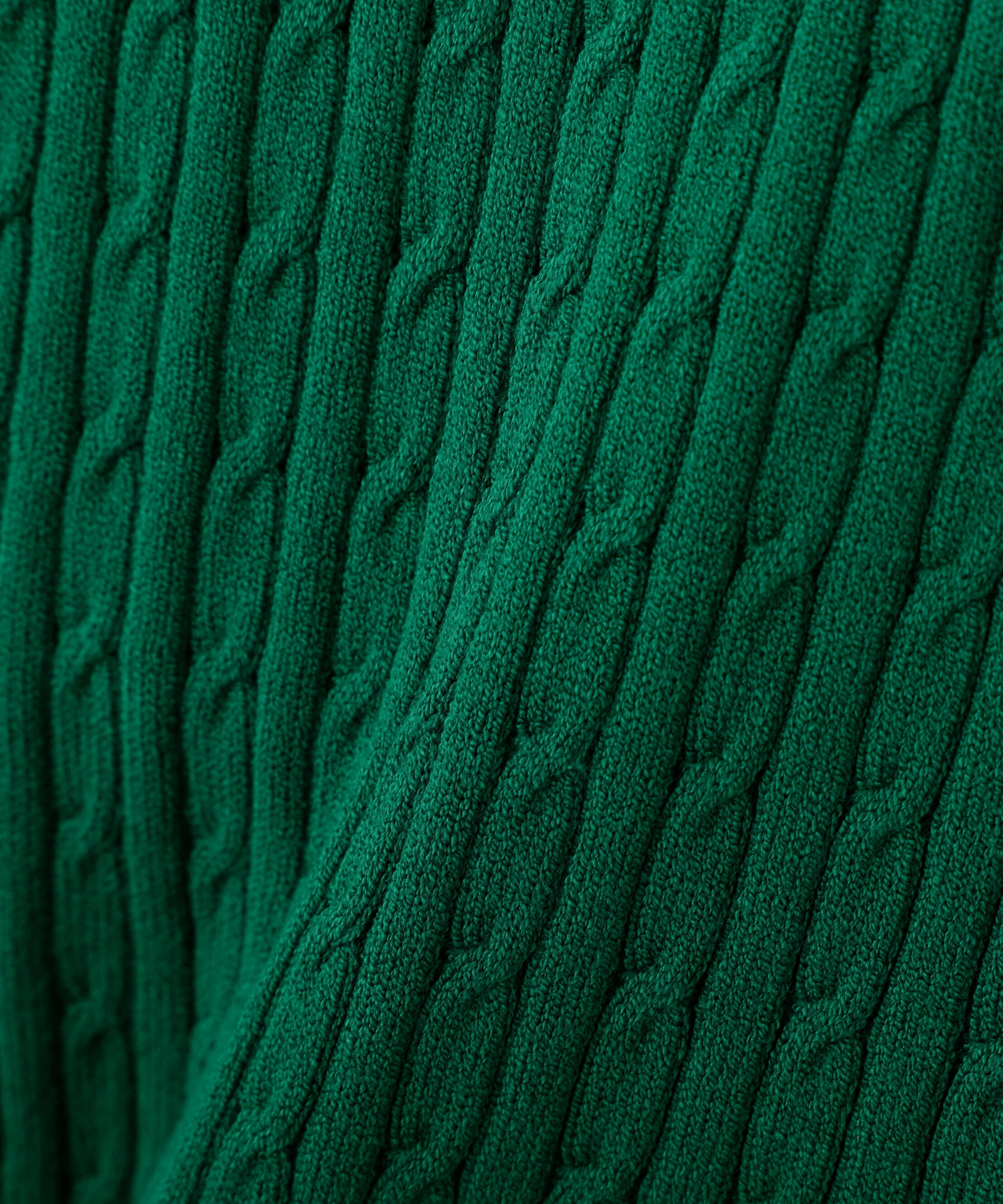  「＜BEARシリーズ＞ダブルカラーケーブルニット」|ニット・セーター|