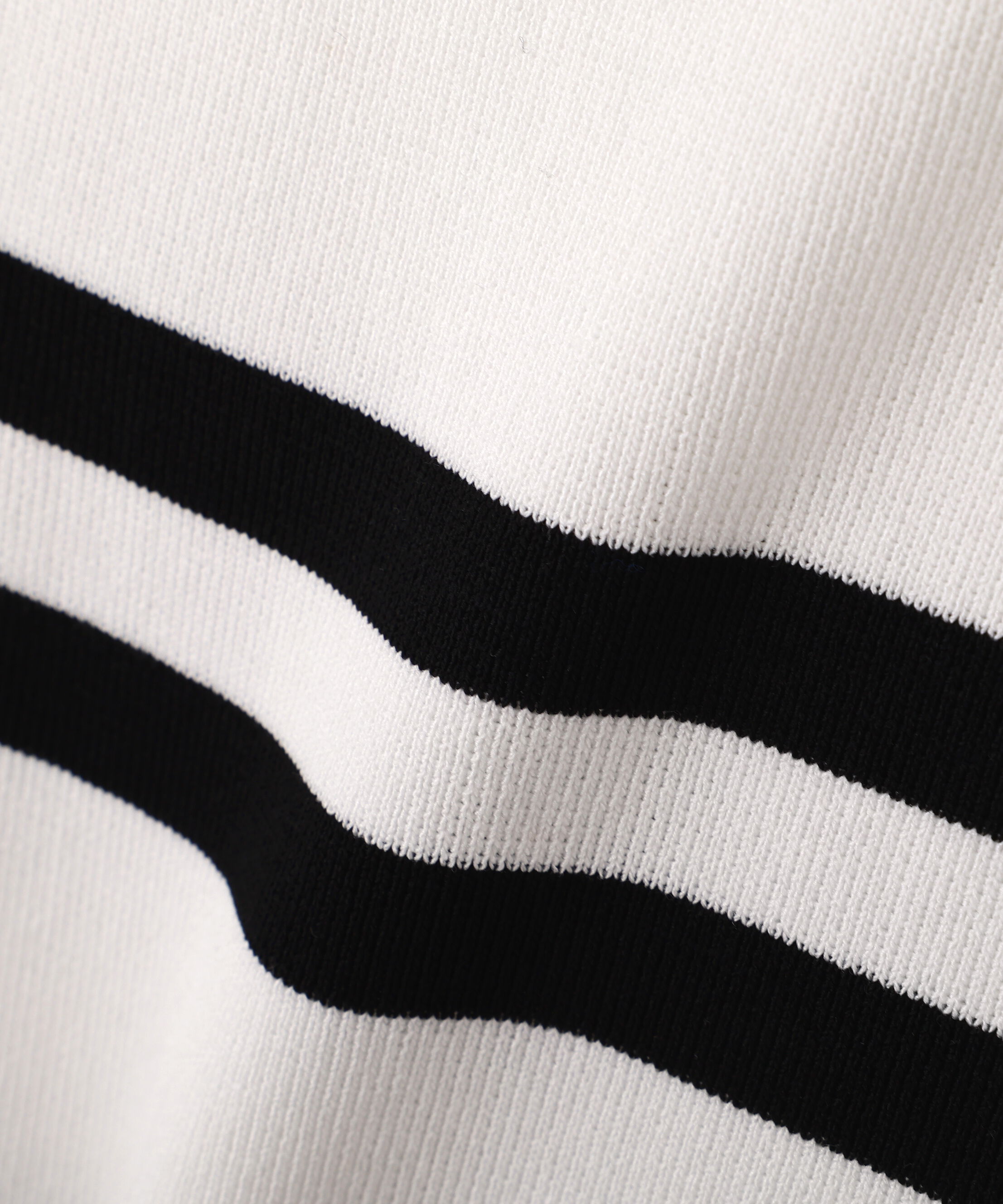  「配色ビッグカラーニット」|ニット・セーター|