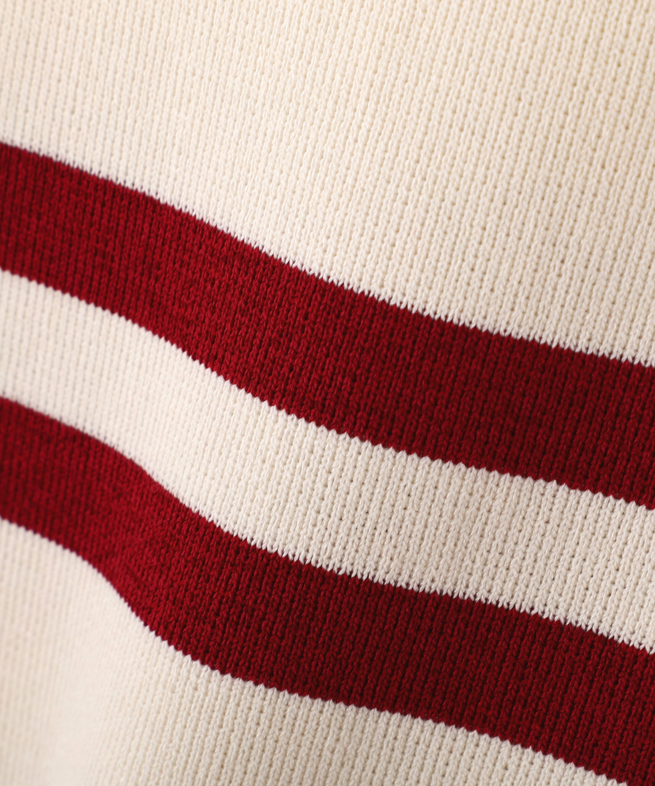  「配色ビッグカラーニット」|ニット・セーター|