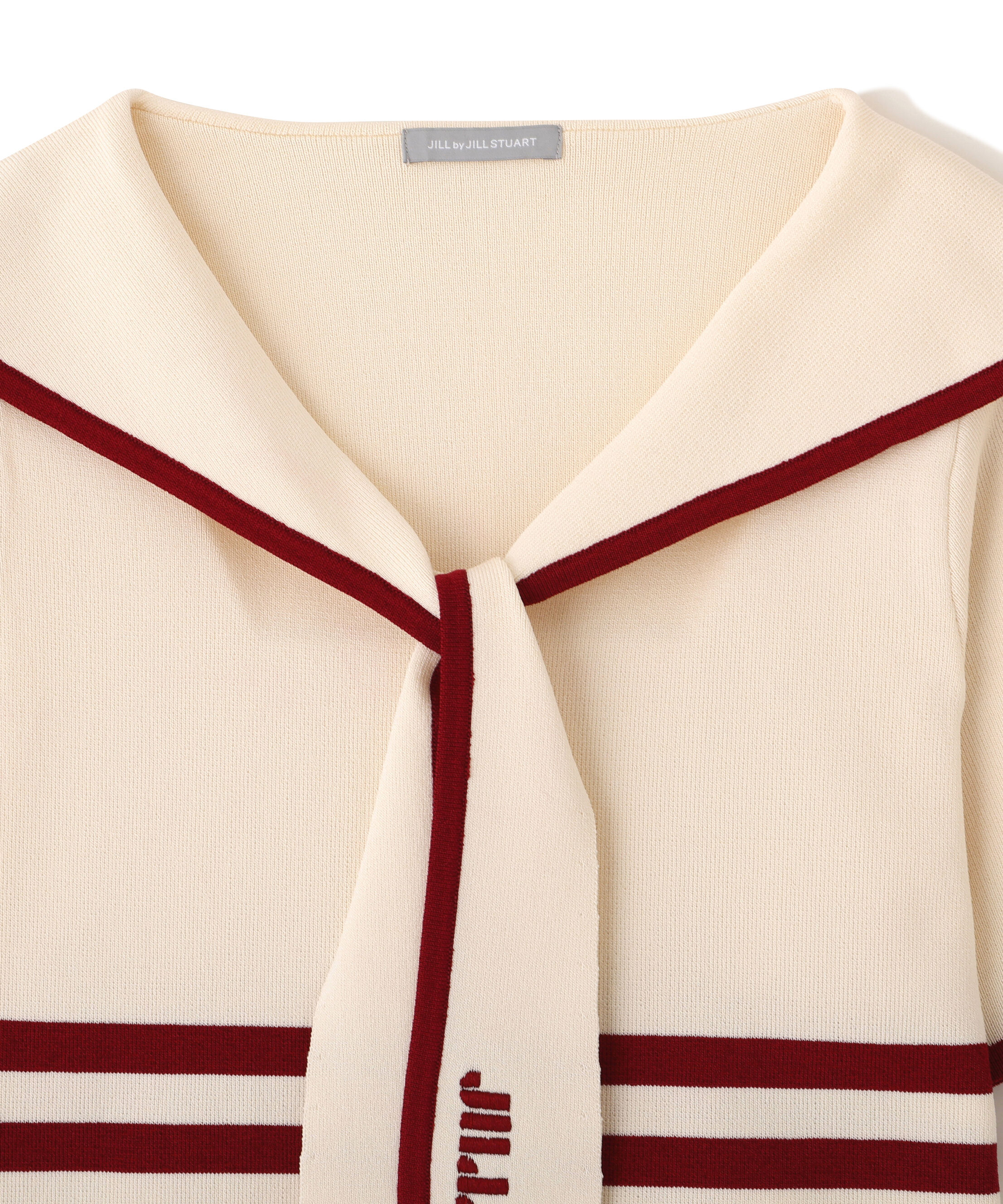  「配色ビッグカラーニット」|ニット・セーター|