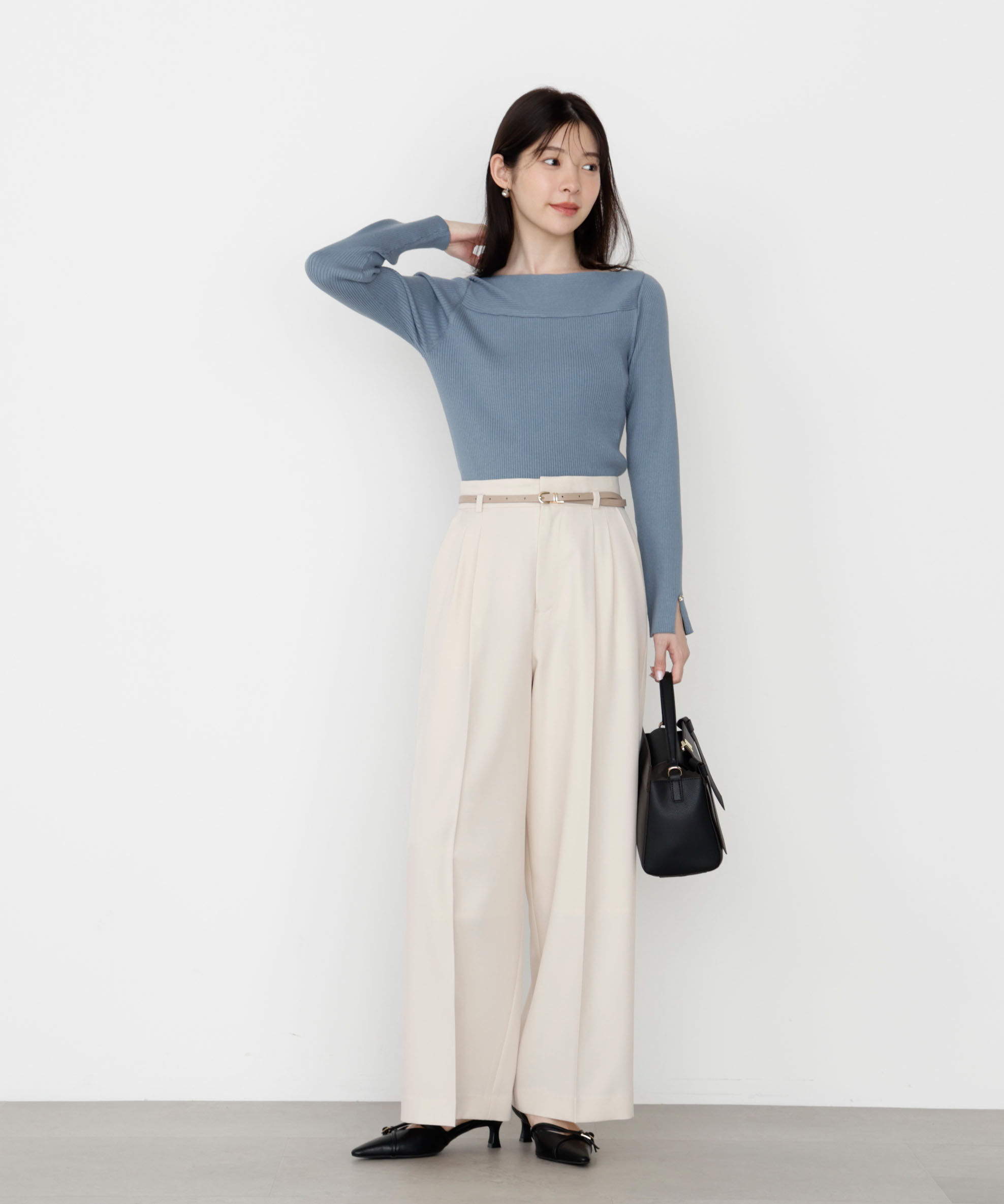PROPORTION BODY DRESSING「ハイウエストワイドパンツ 25AW」|その他|