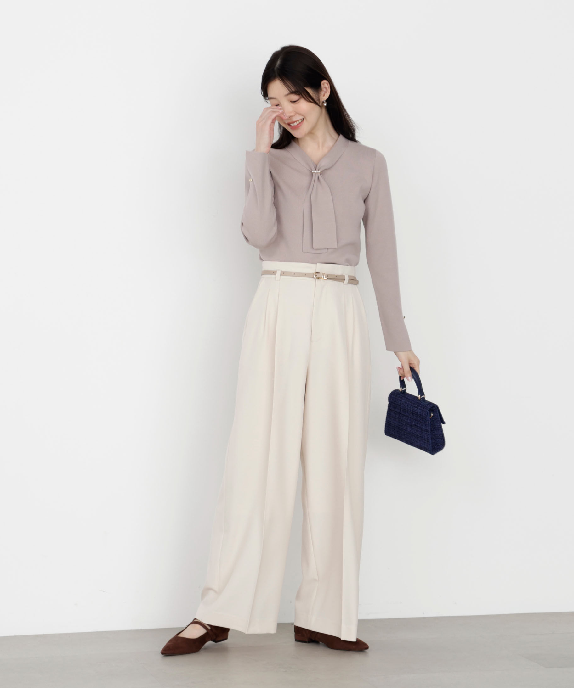 PROPORTION BODY DRESSING「ハイウエストワイドパンツ 25AW」|その他|