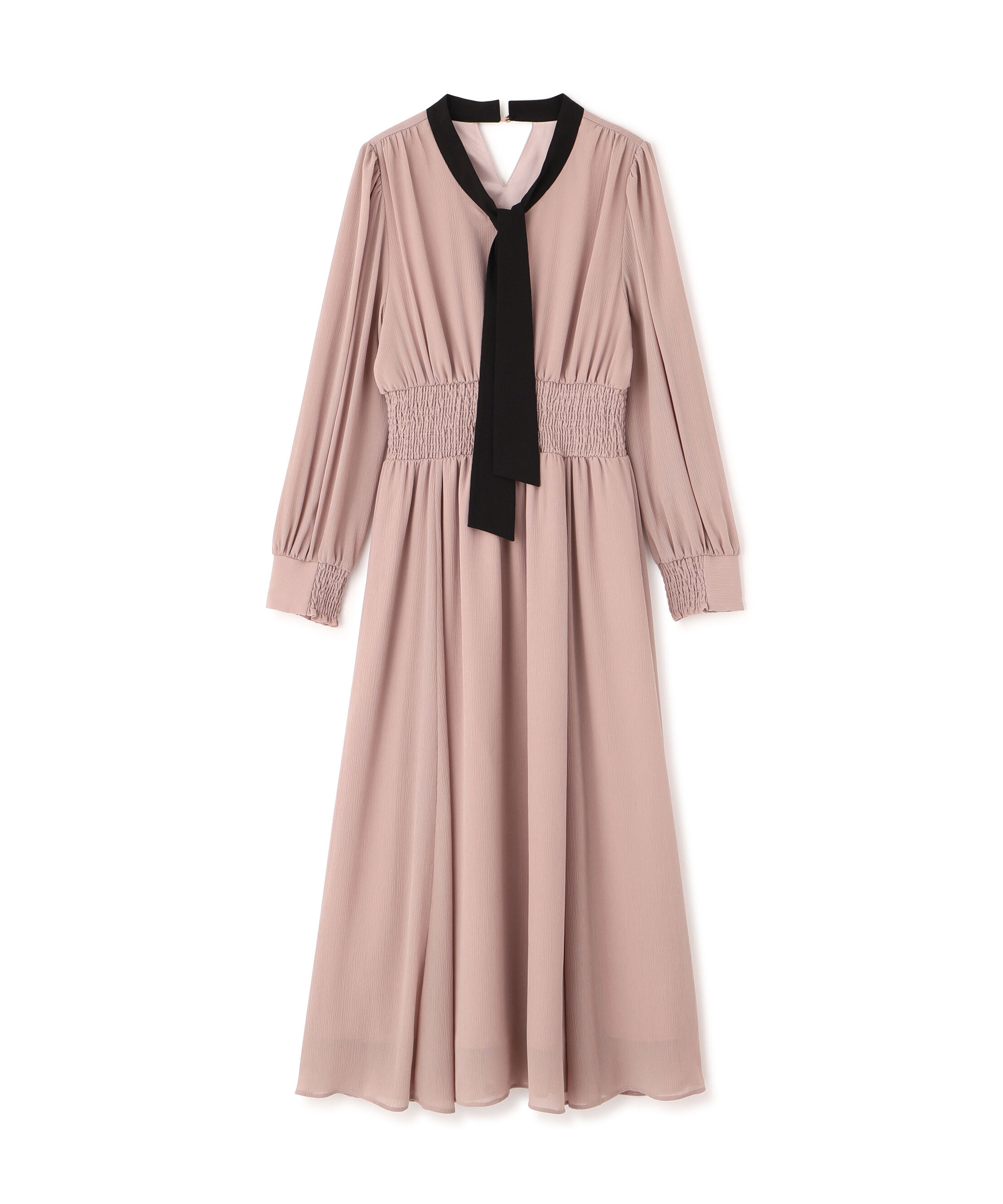 PROPORTION BODY DRESSING「タイ付きウエストシャーリングワンピース」|ワンピース|