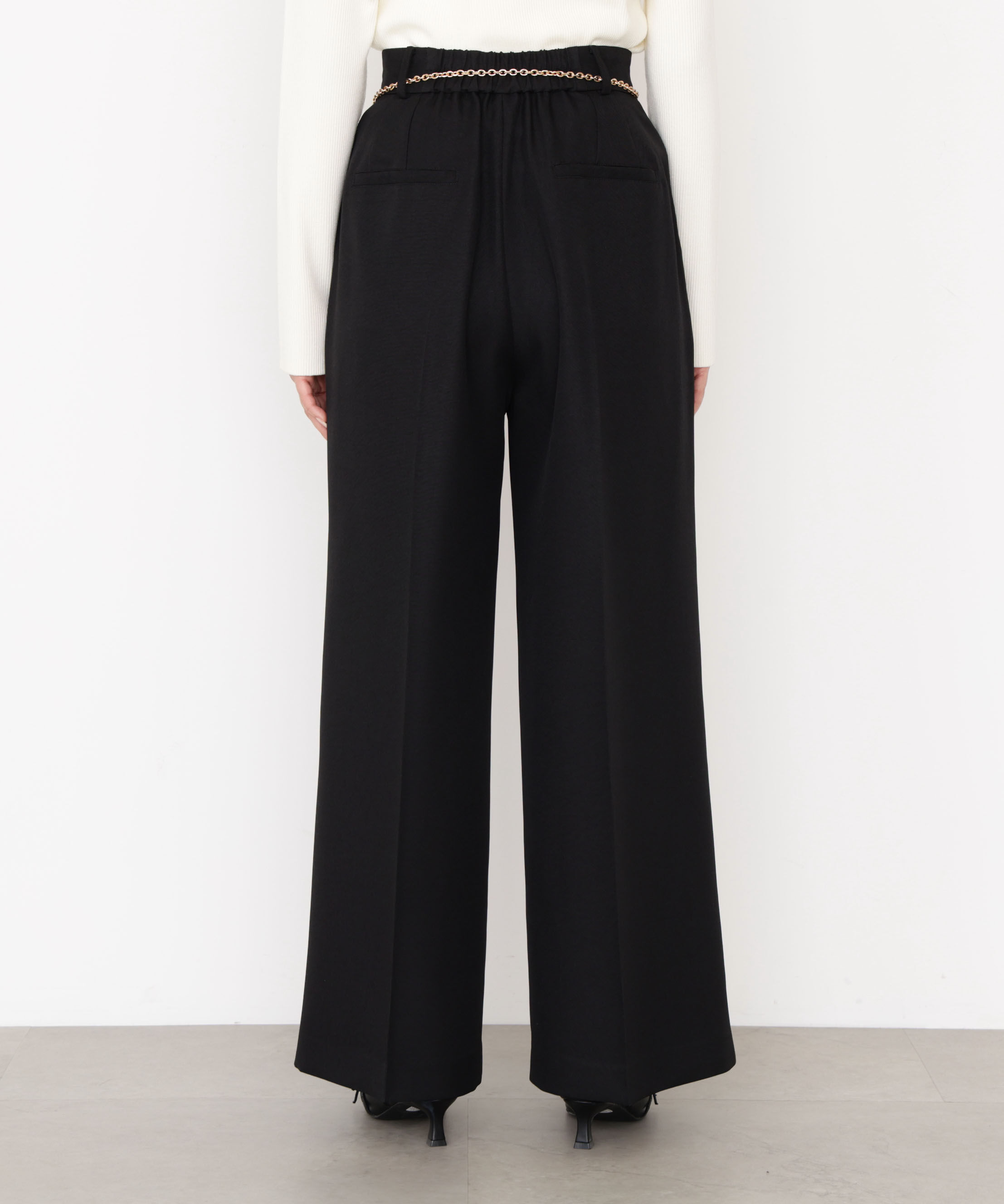 PROPORTION BODY DRESSING「＜谷川菜奈さんコラボ＞チェーン付きワイドパンツ 25AW」|その他|