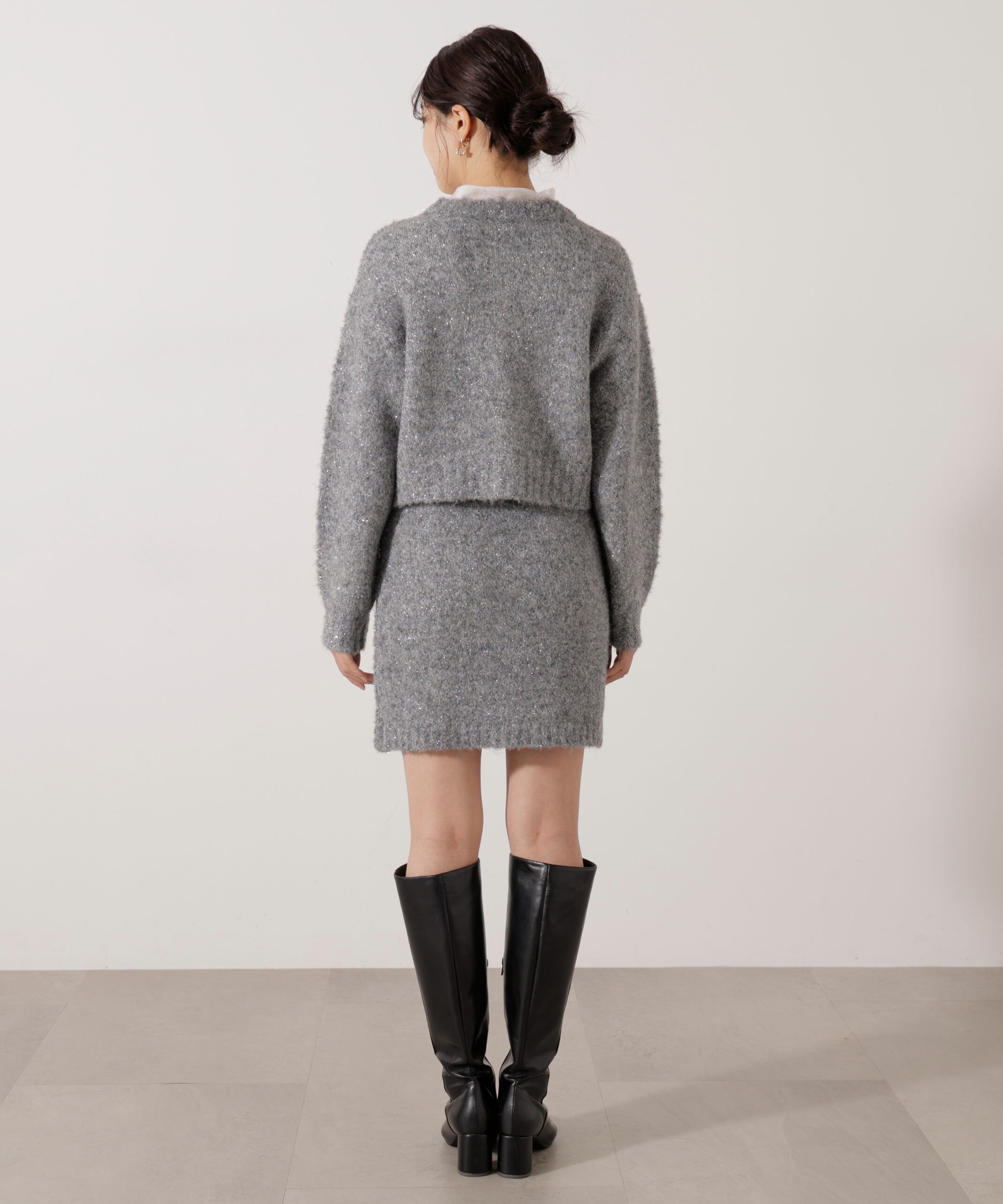 PROPORTION BODY DRESSING「《EDIT COLOGNE》サイドリボンニットSETUP」|ワンピース|