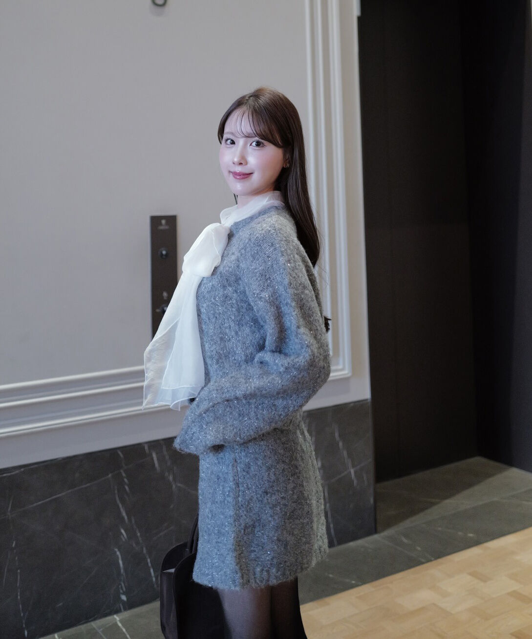 PROPORTION BODY DRESSING「《EDIT COLOGNE》サイドリボンニットSETUP」|ワンピース|