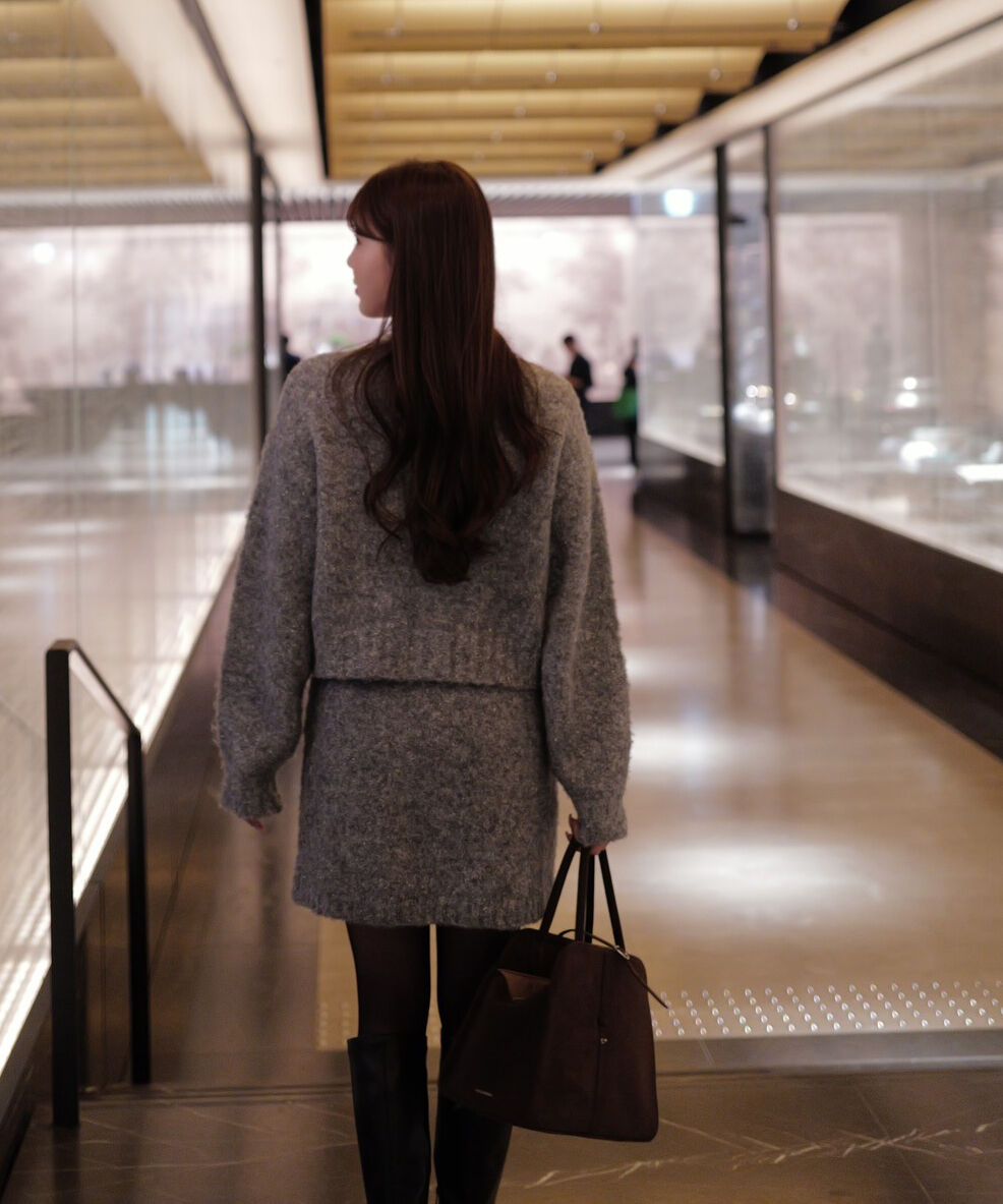 PROPORTION BODY DRESSING「《EDIT COLOGNE》サイドリボンニットSETUP」|ワンピース|