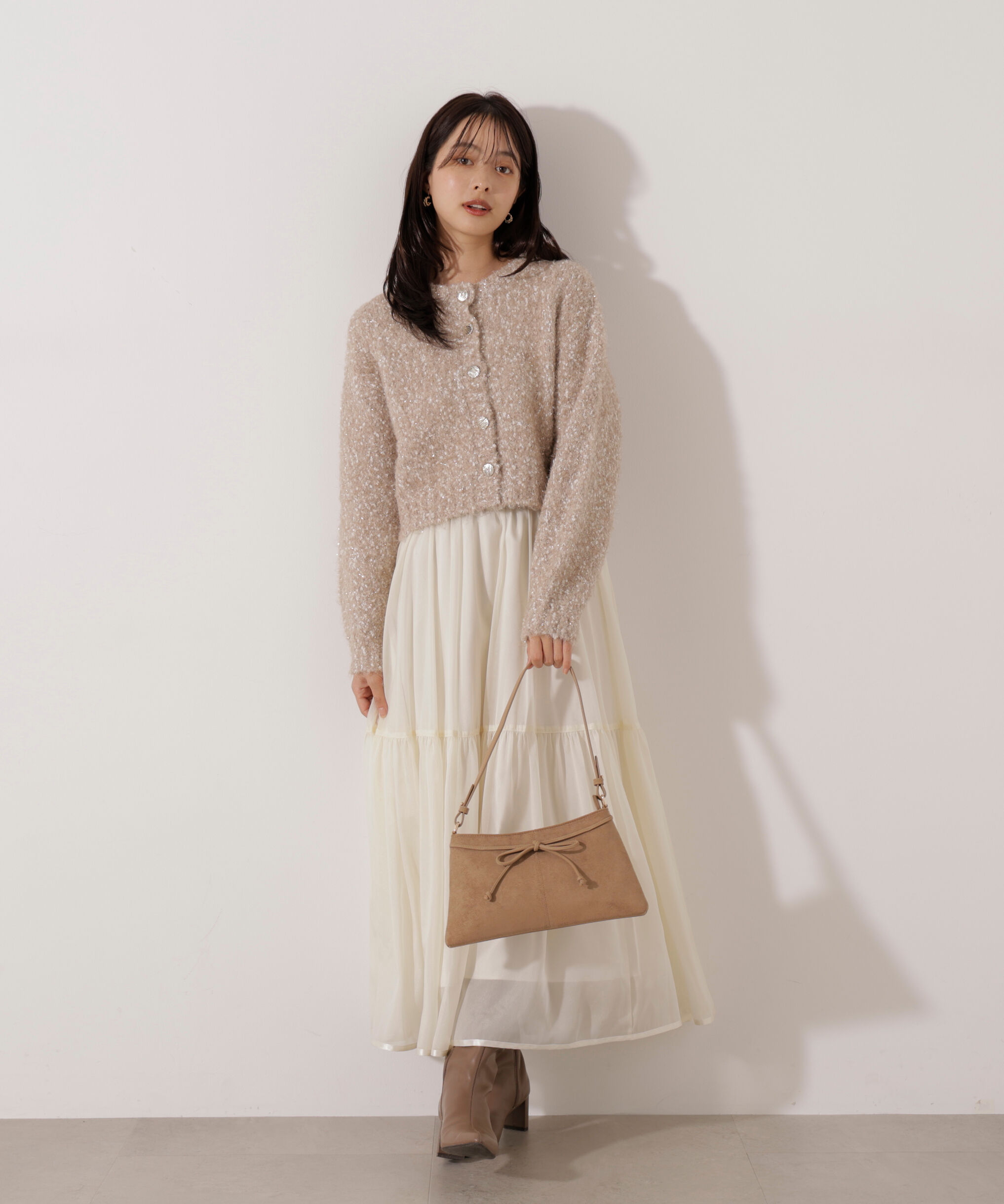 PROPORTION BODY DRESSING「《EDIT COLOGNE》サイドリボンニットSETUP」|ワンピース|