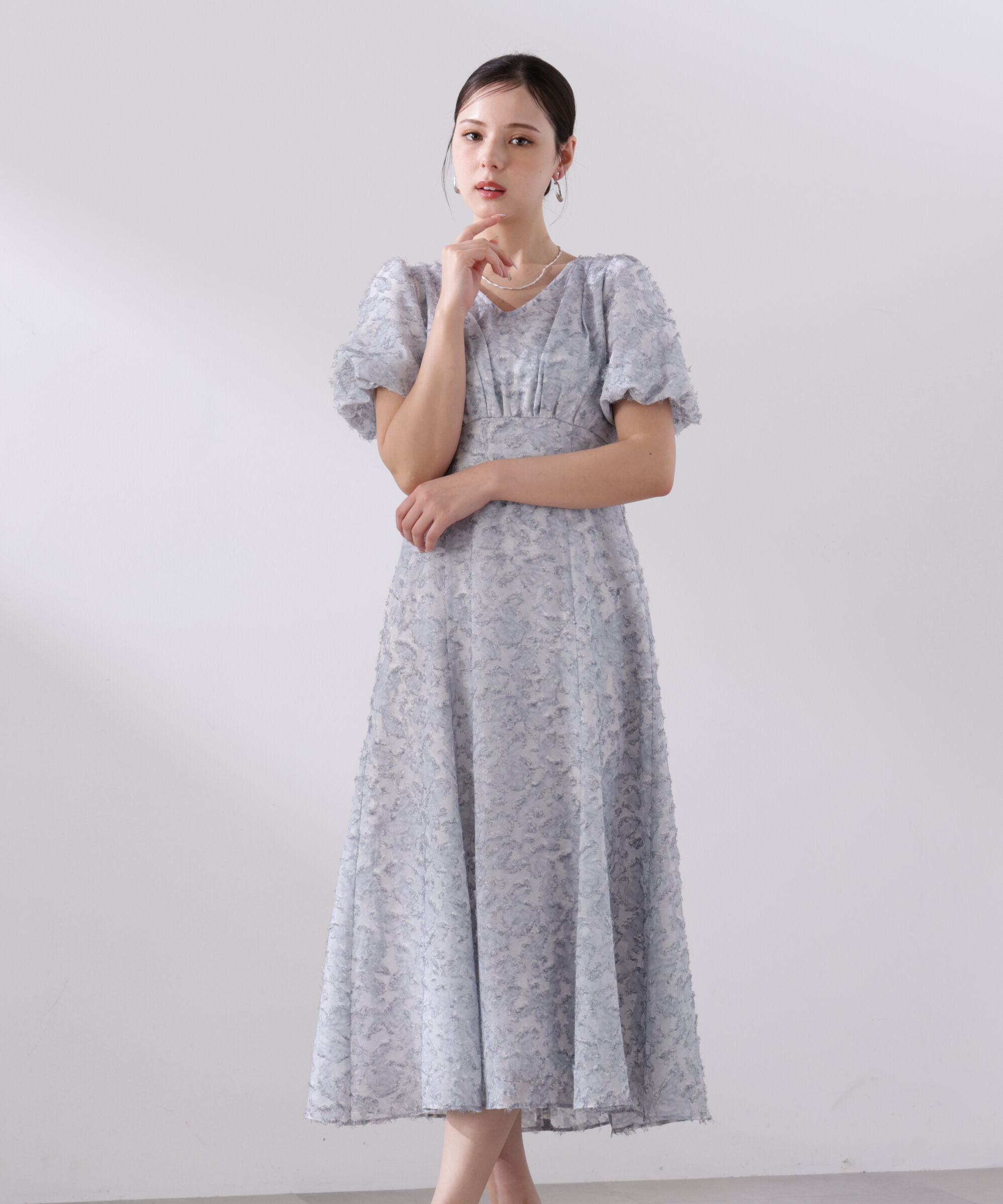 PROPORTION BODY DRESSING「＜L＞シアージャガードレディワンピース　26SS」|ワンピース|