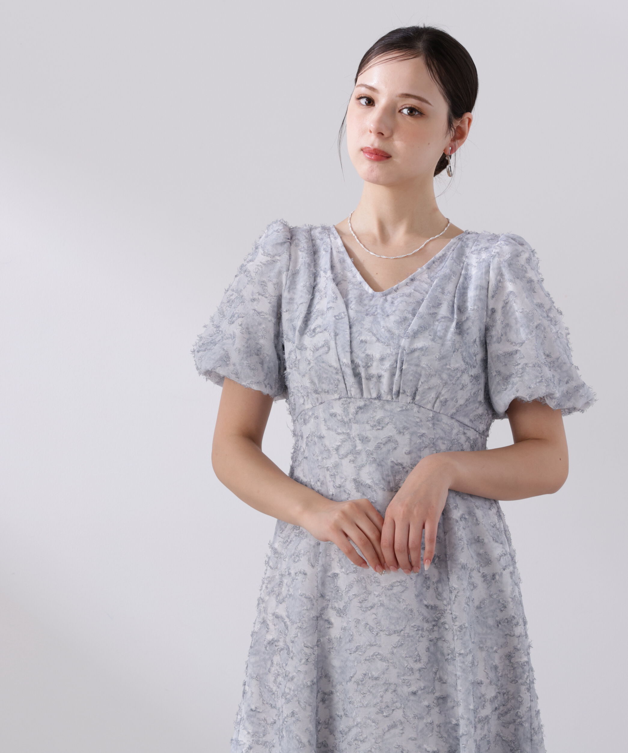 PROPORTION BODY DRESSING「＜L＞シアージャガードレディワンピース　26SS」|ワンピース|