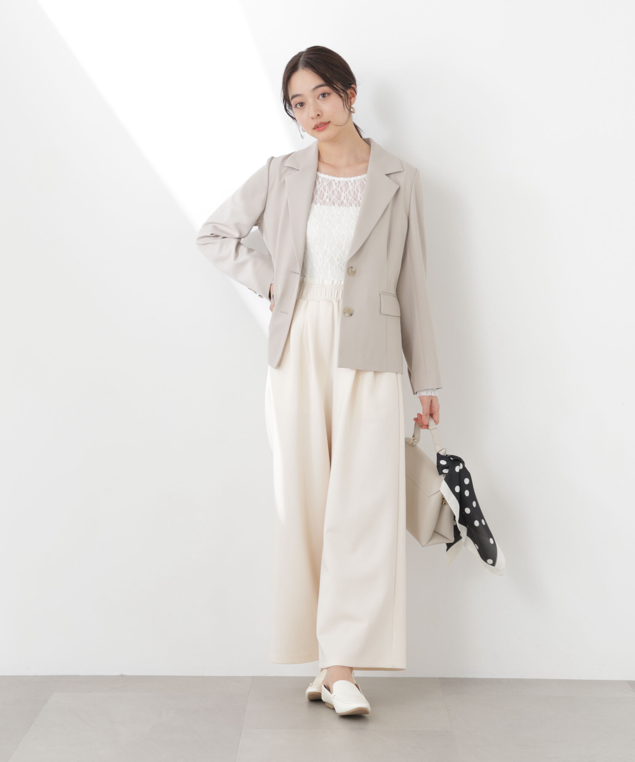 PROPORTION BODY DRESSING「〈a/mie〉カットイージーワイドパンツ　26SS」|その他|