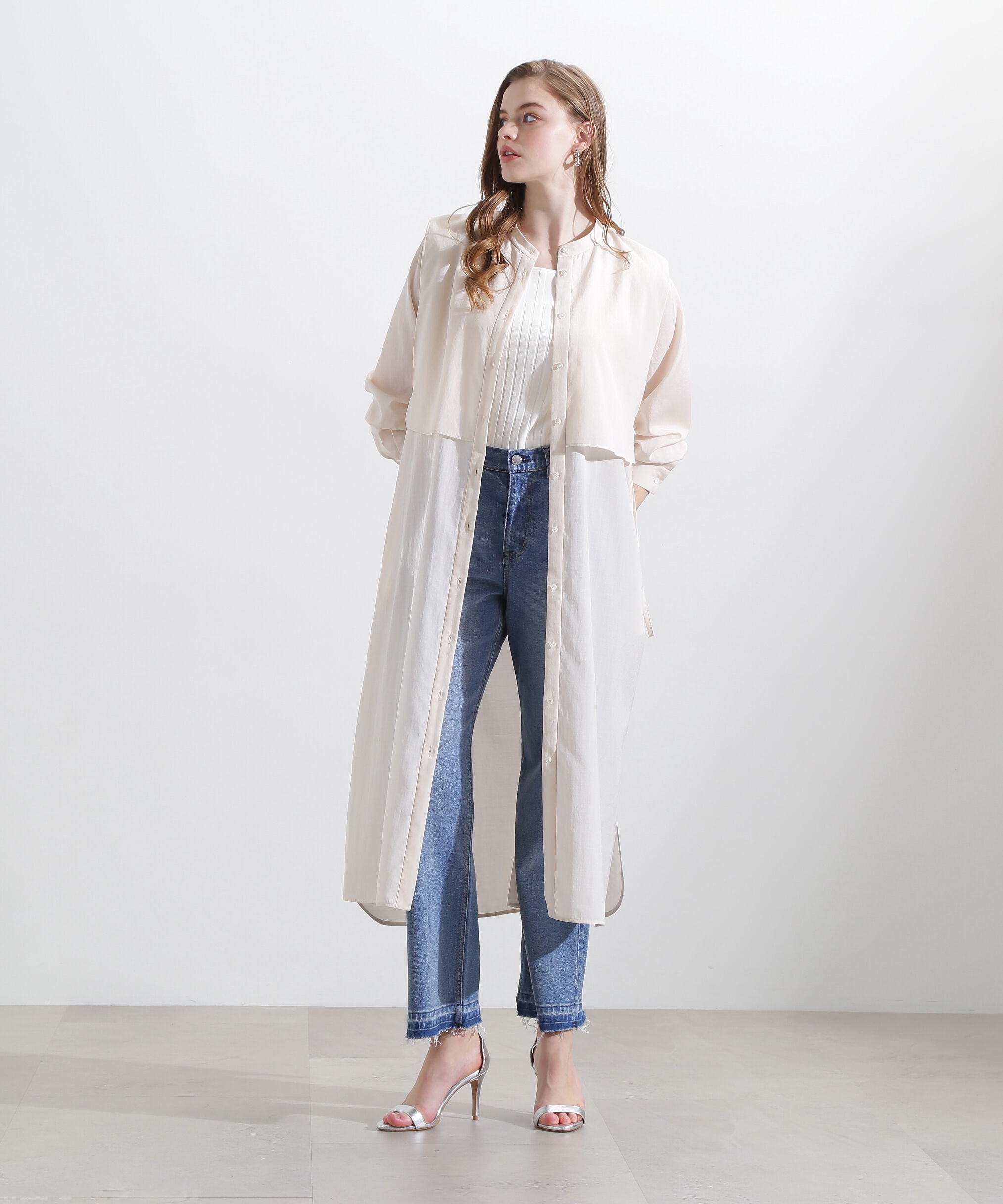  「スクエアネックニットトップス」|ニット・セーター|