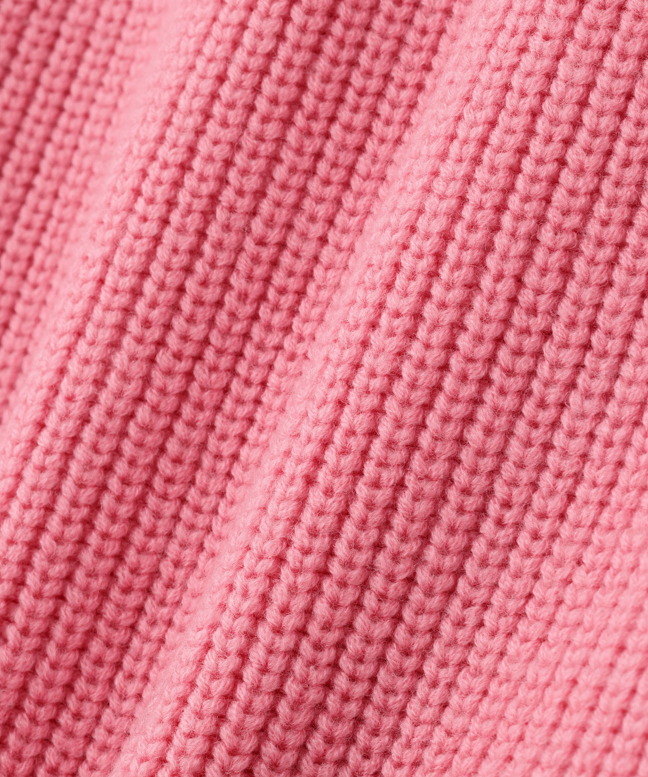  「◆ファーグローブ付き畦ニットプルオーバー」|ニット・セーター|