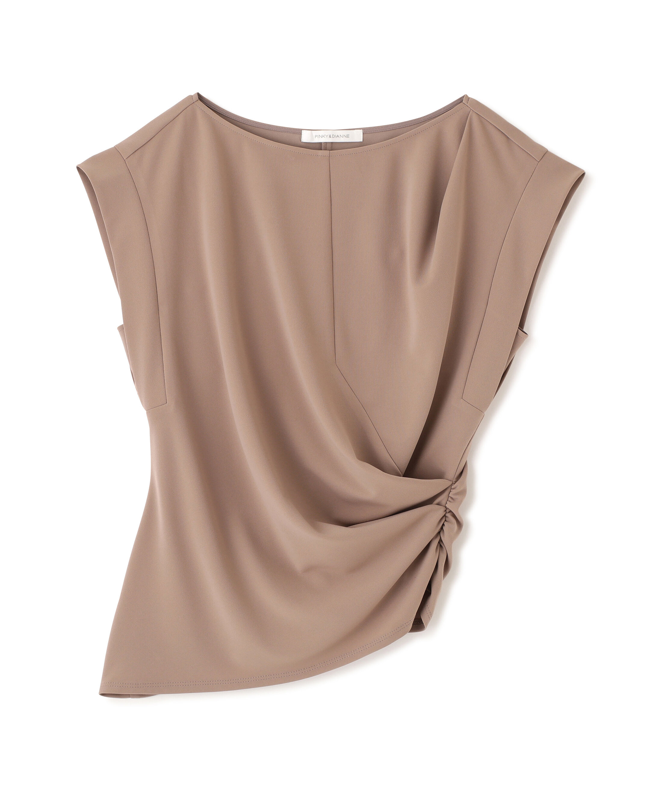  「マットポンチドレープトップス」|シャツ・ブラウス|