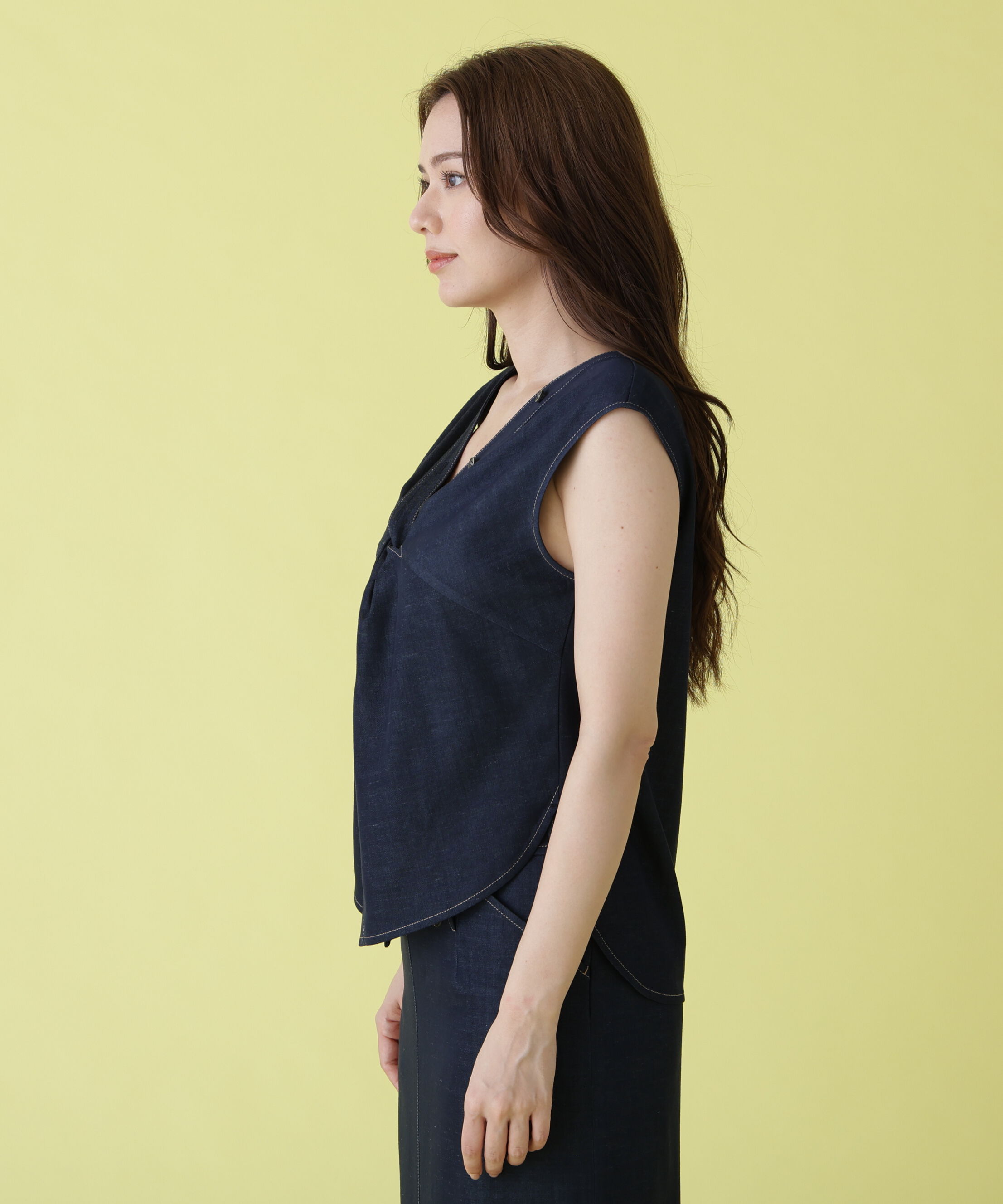  「フロントクロスブラウス」|シャツ・ブラウス|