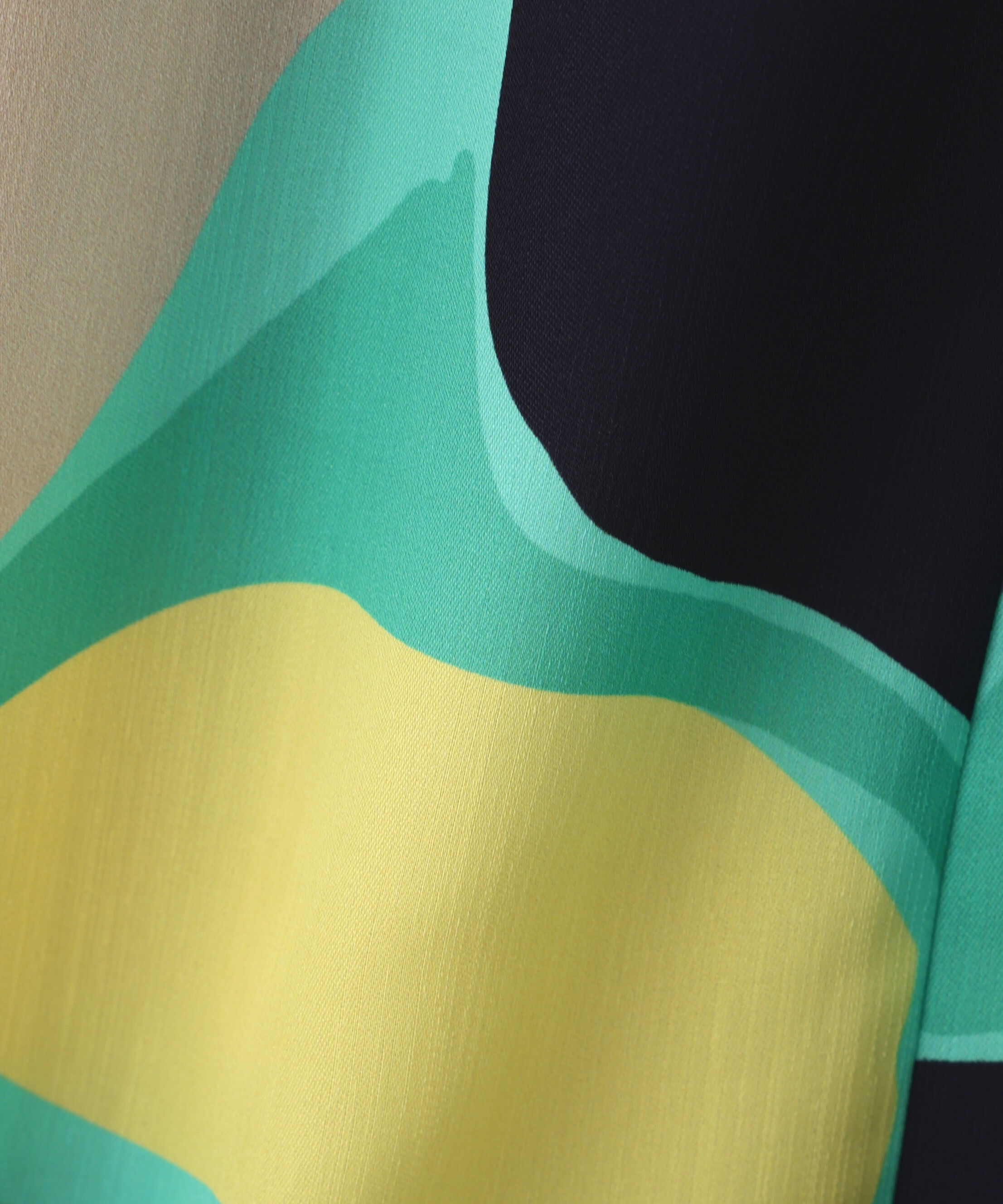  「シェードリーフプリントギャザーワンピース」|ワンピース|