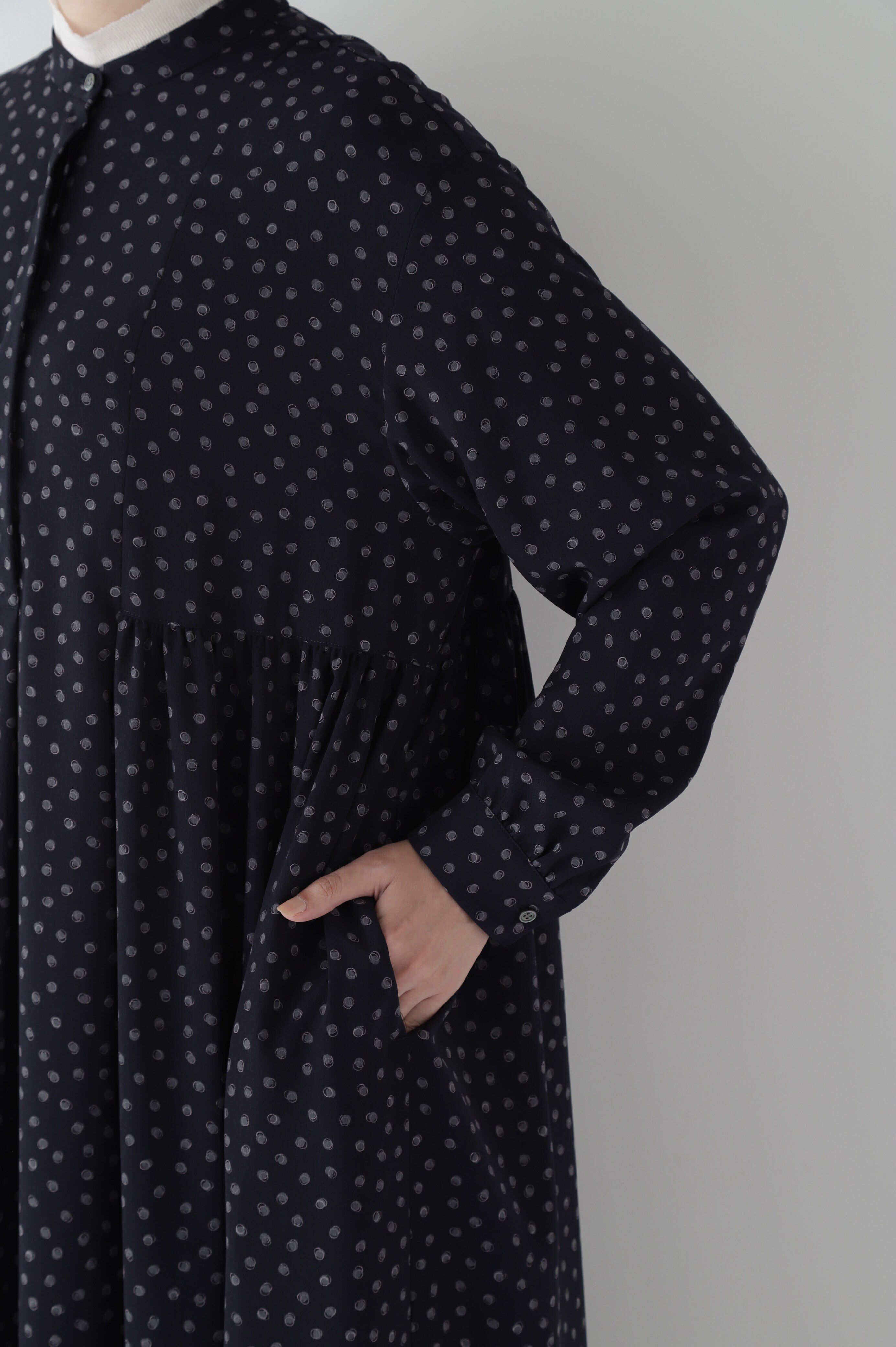  「◆デシンドットプリントワンピース」|ワンピース|