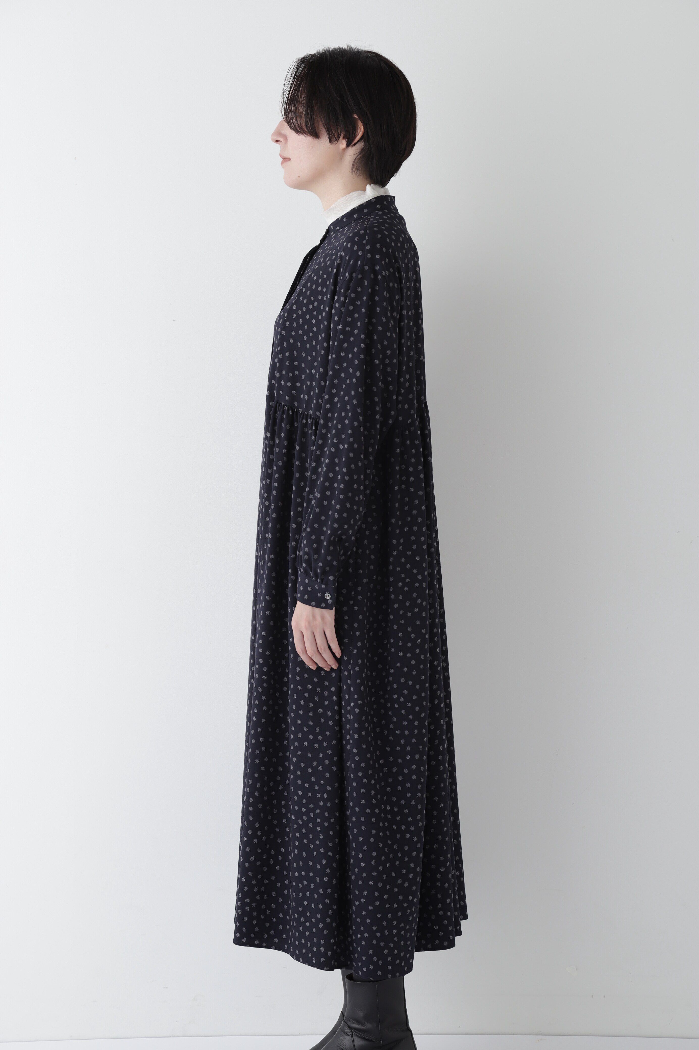  「◆デシンドットプリントワンピース」|ワンピース|