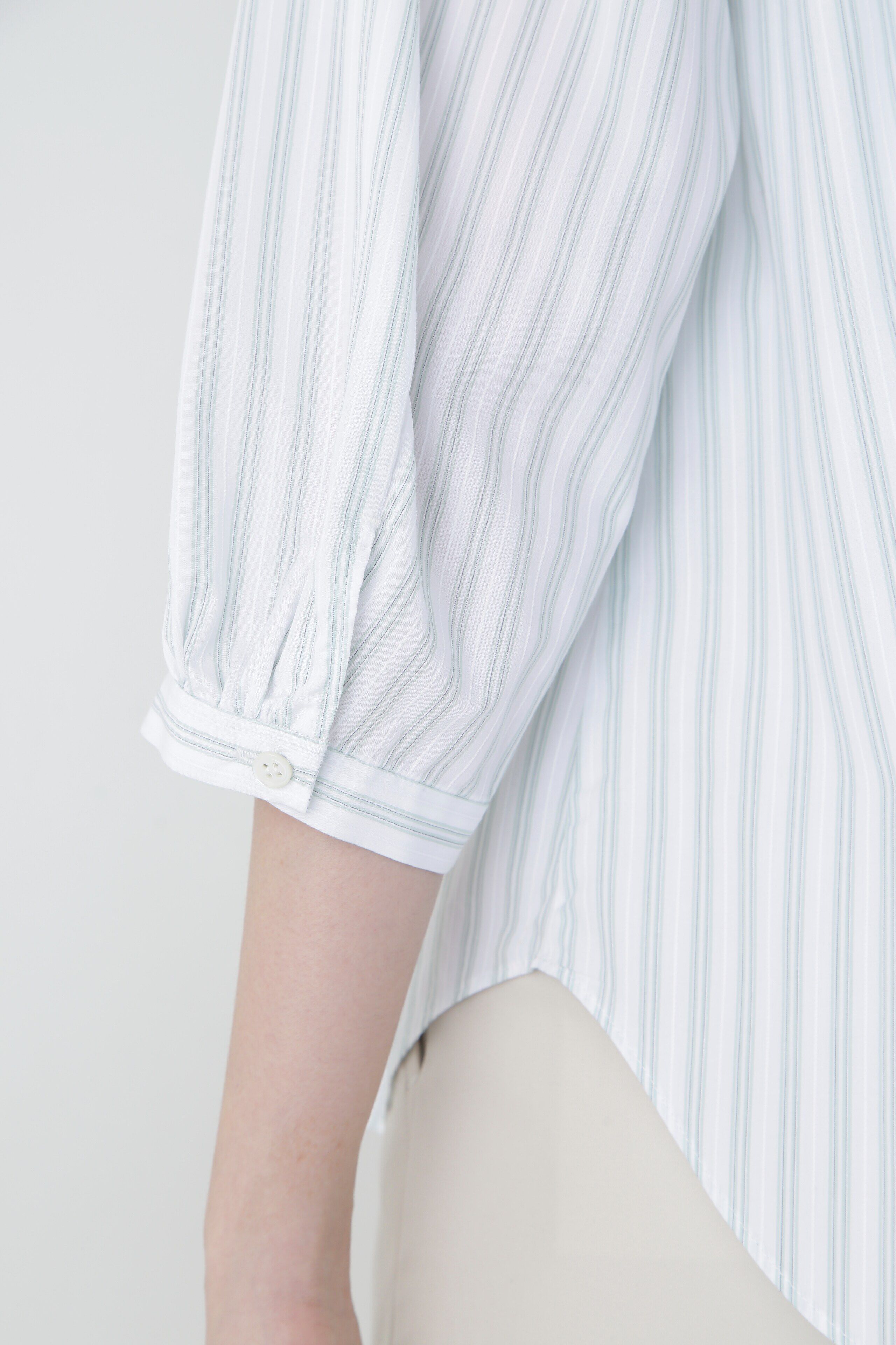  「◆ドビーストライプブラウス」|シャツ・ブラウス|