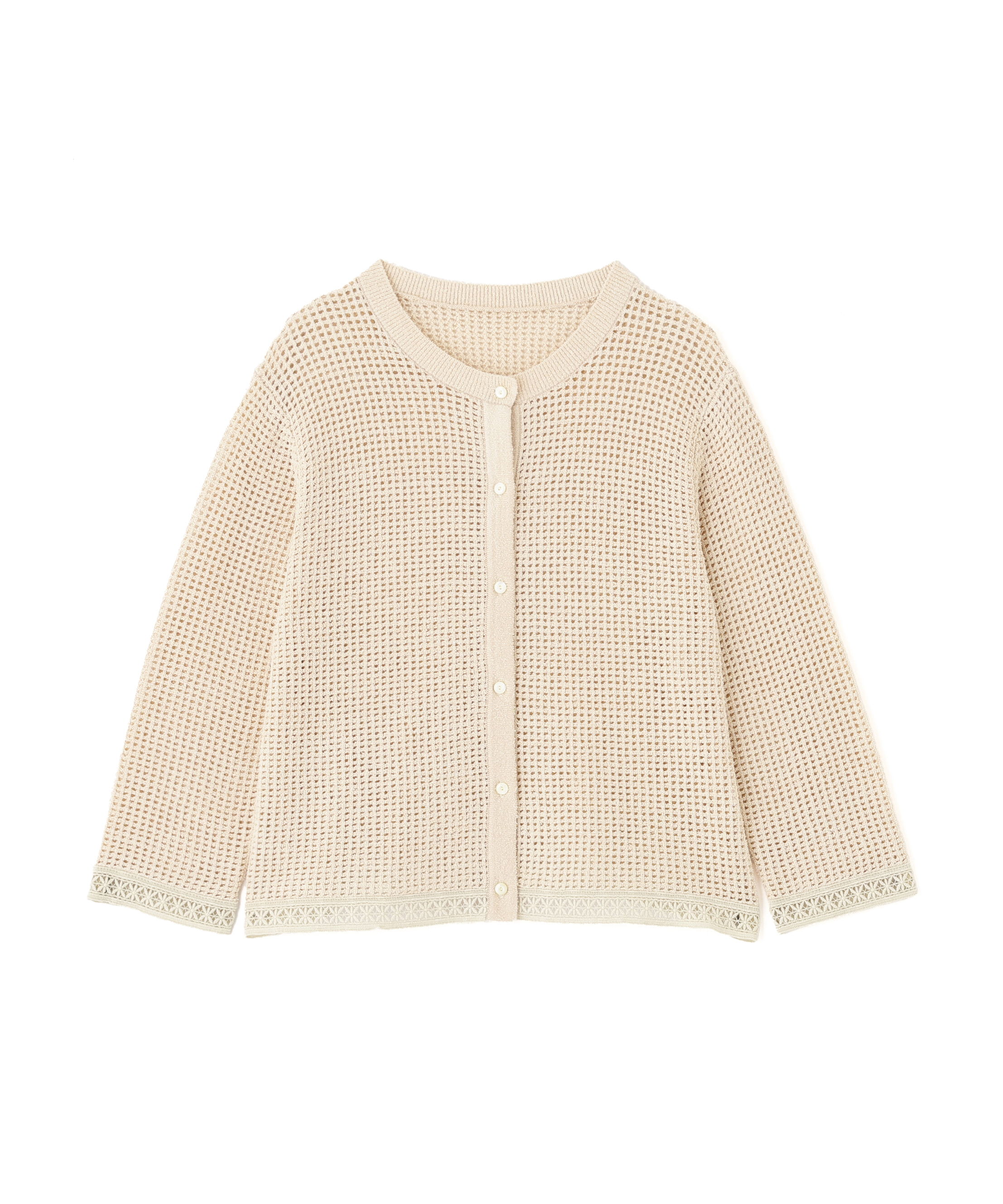  「◆透かしブークレニットカーディガン」|ニット・セーター|