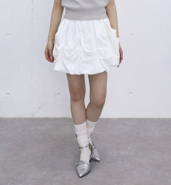archives「ランダムタックバルーンミニＳＫ」|スカート|