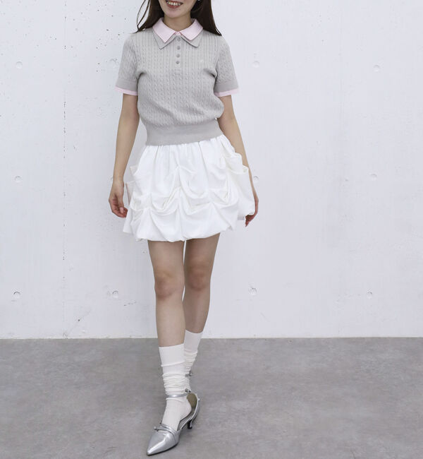 archives「ランダムタックバルーンミニＳＫ」|スカート|