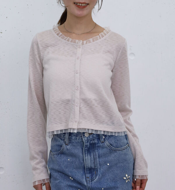 archives「フリルレイヤードシアーＣＴＣＤ」|Tシャツ・カットソー|