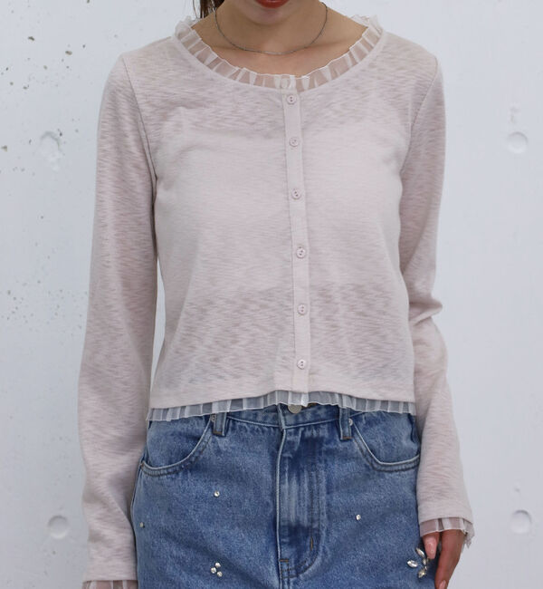 archives「フリルレイヤードシアーＣＴＣＤ」|Tシャツ・カットソー|