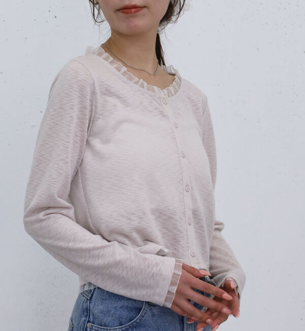 archives「フリルレイヤードシアーＣＴＣＤ」|Tシャツ・カットソー|