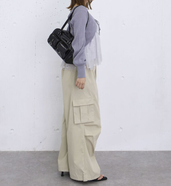 archives「シアーニットボレロ＋花柄チュールペプラムキャミＳＥＴ」|カーディガン|