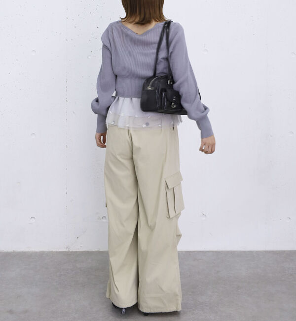 archives「シアーニットボレロ＋花柄チュールペプラムキャミＳＥＴ」|カーディガン|