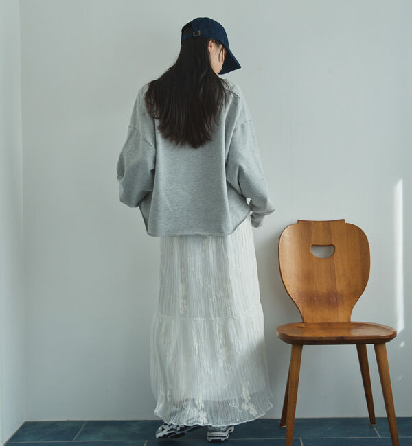 Doux archives「キーネックスウェットプルオーバー」|Tシャツ・カットソー|