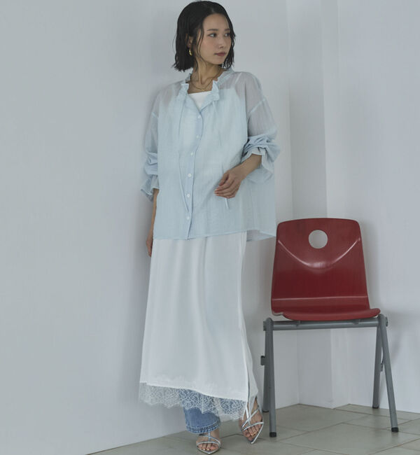 Doux archives「レースサテンスカート」|スカート|