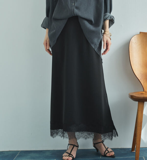Doux archives「レースサテンスカート」|スカート|