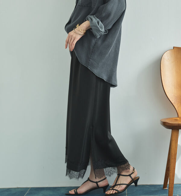 Doux archives「レースサテンスカート」|スカート|