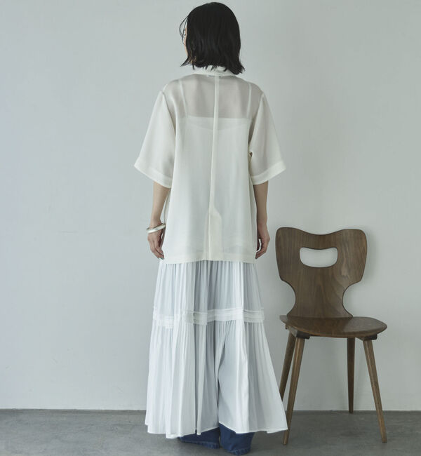 Doux archives「メッシュ半袖ジャケット」|テーラードジャケット|