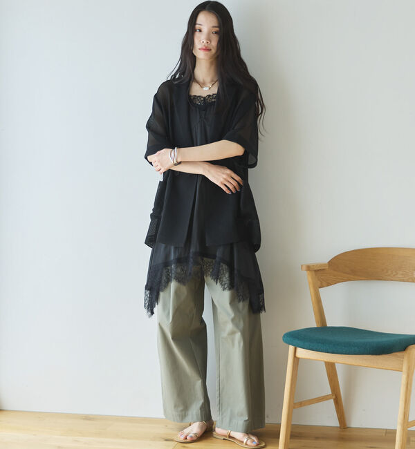 Doux archives「メッシュ半袖ジャケット」|テーラードジャケット|