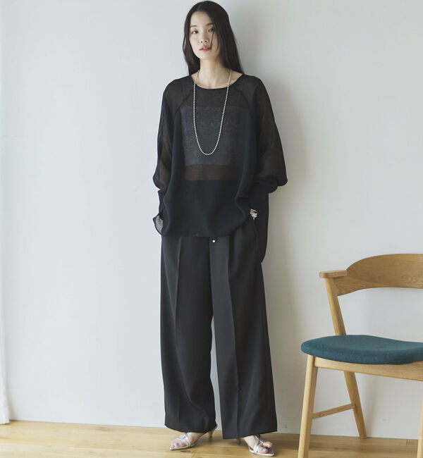 Doux archives「ウォッシャブルセンタープレスパンツ」|チノ|