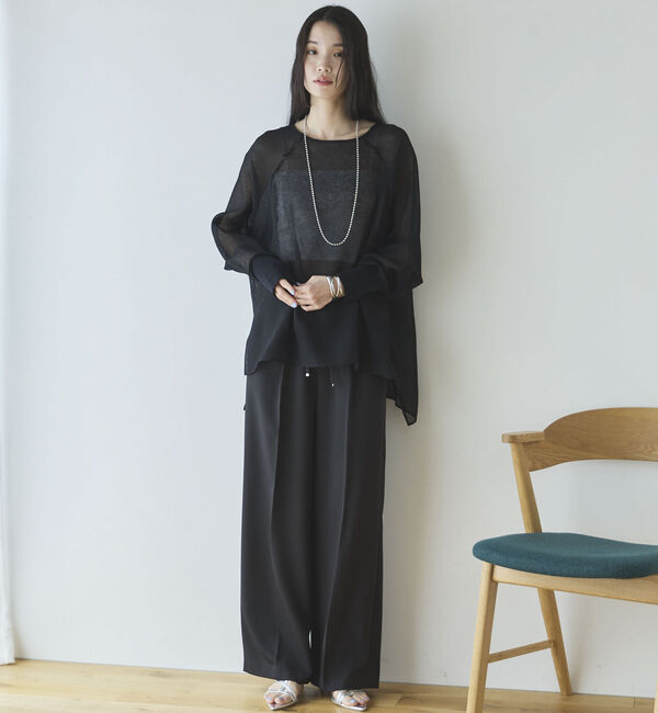 Doux archives「ウォッシャブルセンタープレスパンツ」|チノ|