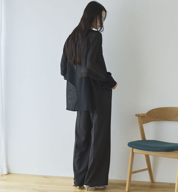 Doux archives「ウォッシャブルセンタープレスパンツ」|チノ|