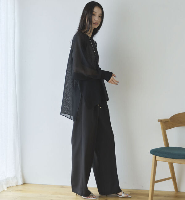 Doux archives「ウォッシャブルセンタープレスパンツ」|チノ|