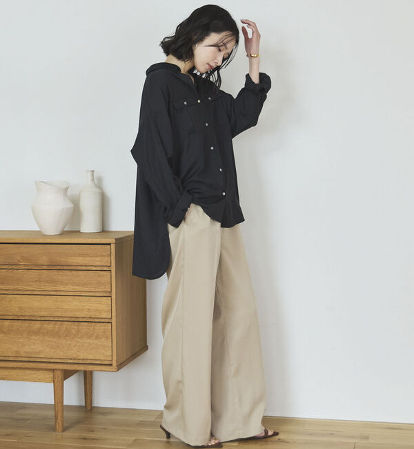 Doux archives「ウォッシャブルセンタープレスパンツ」|チノ|