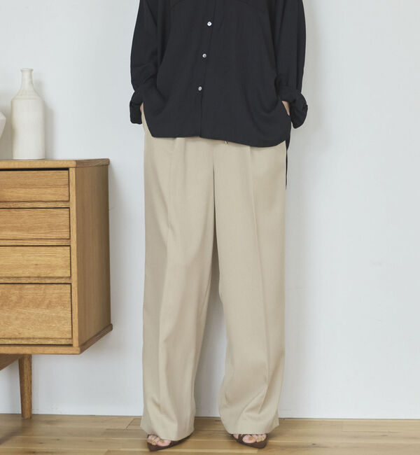 Doux archives「ウォッシャブルセンタープレスパンツ」|チノ|
